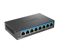 D-Link DMS-108 Commutateur (Switch) Non administrable Multi-gigabit avec 8 Ports 2,5 G, sans Ventilateur, Profil Bas, Compact, boîtier en métal, QoS, Plug and Play
