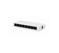 Gembird – Switch réseau Ethernet Gigabit – 8 ports – Blanc