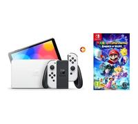 SWITCH OLED BLANCHE + MARIO ET THE LAPINS CRETINS SPARKS OF HOPE