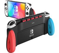 Switch OLED Grip, Grip Case Compatible with Nintendo Switch OLED Model,Unique Accessories Designed Comfortable and Ergonomic with 5 Game Slots