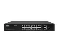 Switch POE+ 16 ports avec 2 ports RJ45 UPLINK - URMET 3000/403A