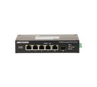 Switch PoE 4 ports non-manageable - Gigabit 10/1000 Mbps - Hikvision