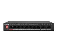 Switch PoE - DAHUA - PFS3010-8ET-96-V2 - 8x10/100 PoE - 2x1Gb uplink - IEEE802.3af/at/802.3bt