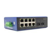 Switch PoE - Digitus - 8+2 Ports - Gigabit Ethernet - 8 Ports RJ45 - 2 Ports SFP