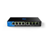 Switch PoE++ Non manageable 8 Ports Multi-Gigabit 2,5 Gbit/s Linksys | Energy Efficient Ethernet | Full-Duplex | pour Points d’accès WiFi 6/6E/7 et caméras IP | Boîtier en métal | Budget PoE 180 W