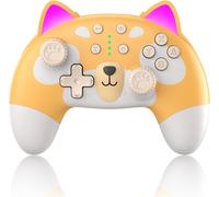 Switch Pro Manette De Commutateur Sans Fil Pour Switch Oled/Switch Lite/Pc, Mouvement 6 Axes, Mignon Chiot Switch Pro Controller Avec Vibration, Manette De Commutation Avec Turbo