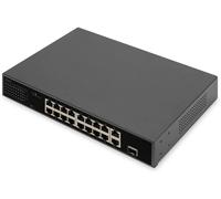 Switch réseau Digitus DN-95355 16 ports 10 / 100 MBit/s fonction PoE