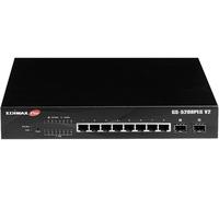 EDI GS-5208PLGV2 - Switch, 10 ports, Gigabit Ethernet, PoE+, SFP