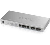 Zyxel "GS1008HP Non-géré Gigabit Ethernet (10/100/1000) Connexion Ethernet, supportant l''alimentation via ce port (PoE) Gris, Switch"