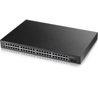 Zyxel Commutateur Gigabit GS1900-48 – 48 ports, gestion intelligente, 2 SFP, montage en rack