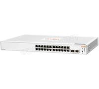 HPE Switch Aruba Instant On 1830 24G 2SFP– 24x10/100/1000 + 2x SFP Gigabit – Intelligent bureau/rack