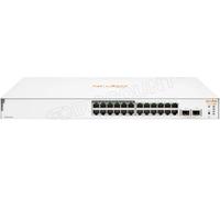 HPE Aruba Networking Aruba Instant On 1830 24G 12p Class4 PoE 2SFP 195W Géré L2 Gigabit Ethernet (10/100/1000) Connexion Ethernet, supportant l'alimentation via ce port (PoE) 1U