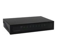 Switch Réseau Gigabit boîtier métallique noir 8 ports G