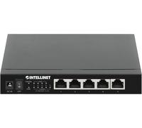 Switch réseau Intellinet 5-Port 2,5G Ethernet PoE+ Switch 4xPSE PoE+ Ports 55 W PoE-Leistungsbudget IEEE802.3af (15.4 W), IEEE802.3at (30 W)