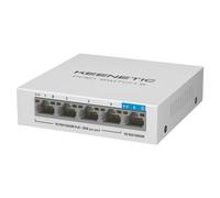 Switch Réseau Keenetic 5 Ports PoE+ Blanc KN 4610 01 UE Gigabit (1000BASE-TX)