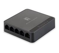 LevelOne Switch réseau GEU-0522 Gigabit Ethernet 5 ports RJ-45 Noir