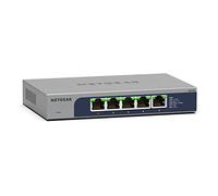 Switch réseau NETGEAR 5 Ports Multi-Gigabit Ethernet Non manageable (MS105) - avec 5 x 1G/2,5G, Bureau ou Fixation Murale et Protection limitée à Vie