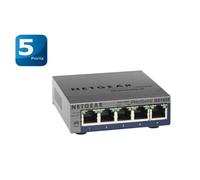 NETGEAR GS105E-200PES commutateur réseau Géré L2/L3 Gigabit Ethernet (10/100/1000) Gris