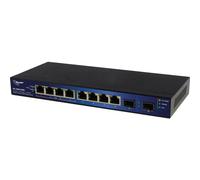 Allnet commutateur réseau ALL-SG8210PM géré L2 Gigabit (10/100/1000) 8 ports RJ45+SFP PoE