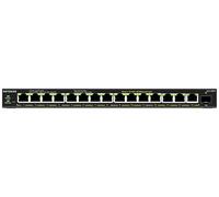NETGEAR (GS316EPP) Switch Ethernet PoE 16 Ports RJ45 Gigabit (10/100/1000), Serie Plus Manageable PoE, Switch RJ45 avec 15 Ports PoE+ 231 W, 1 Port SFP, Silencieux, Format Bureau/Mur, idéal PME/TPE