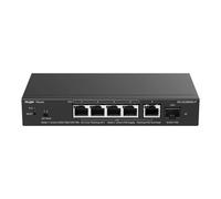 Switch Reyee géré via le cloud Layer 2 PoE 5x MultiGigabit PoE 1x SFP+ 10Gbps Noir