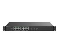 Switch Reyee Non Géré RG-ES118GS-P-L PoE Desktop 16 Ports PoE+ 802.3af/at 2 Uplink SFP