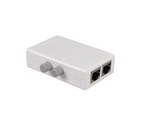 Switch Seletor Divisor RJ45 2 Portas para de Rede Livremente Entre Intranet e Extranet