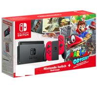 Nintendo Console portable Switch – Super Mario Odyssey – Écran 15,8 cm 32 Go WiFi Gris/Rouge