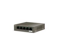 Switch TEF1105P-4-38W - 5 PUERTOS 10/100 - PUERTOS 1-4 Con SOPORTE POE (15W POR PUERTO/35W Total) - Hasta 250M DE TRANSMISION DE DATOS