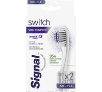 Switch Têtes Remplaçables Integral 8 Soin Complet Souple,Pour Brosse À Dents Switch,Nettoyage Interdentaire,X2 Têtes