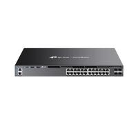 TP-Link Omada SG6428XHP V1 - Commutateur - C3 - Géré - 24 x 10/100/1000 (PoE+) + 4 x Ethernet 10 Go SFP+ - flux d'air de l'avant vers l'arrière - Montable sur rack - PoE+ (720 W)