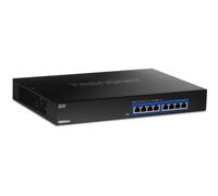TRENDnet Commutateur réseau TEG-S708 8 ports 10G RJ-45 160 Gbps montable en rack Noir