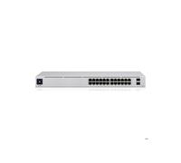 Ubiquiti UniFi Switch USW-24-POE - Commutateur - Géré - 24 x 10/100/1000 (16 PoE+) + 2 x Gigabit SFP - Montable sur rack, de bureau - PoE+ (95 W) G
