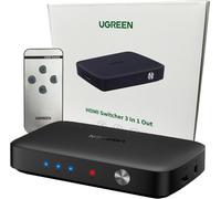 Switch Ugreen Cm332 3W1 Hdmi 1.4K 30 Hz (Noir)