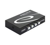 Switch USB 2.0 4 port manual - Commutateur de partage des périphériques USB - 4 x USB 2.0 - de bureau