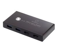 Switch USB - Renkforce - RF-SHB-200 - 4 ports - USB 3.0 - Noir
