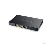 Zyxel XGS1935 Series XGS1935-28HP - Commutateur - géré - L3 Lite - intelligent - 24 x 10/100/1000 (PoE) + 4 x SFP+ 10 Go (liaison montante) - Montable sur rack - PoE+ (375 W) - pour Zyxel DAC10G-1M v2