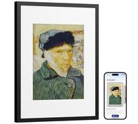 SwitchBot Cadre d'art Numérique IA, 13.3'' Cadre Photo Numérique sans Câblage, Écran Électronique-Ink, Autonomie Ultra-Longue, Cadre Photo Numérique Wi-FI, Compatible Alexa