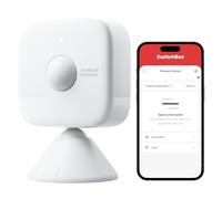 SwitchBot Capteur de Présence mmWave, Détecteur de Mouvement à Pile | mmWave, PIR et luminosité, détecte mouvement et immobilité, Matter via Hub pour Alexa/Google/Apple Home