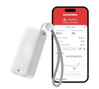 SwitchBot IP65 Hygromètre Thermomètre Intérieur Extérieur, Portée Bluetooth de 120m, Capteur d'Humidité/Dewpoint/VPD/Absolu, Stockage de Données Gratuit à Exporter, 2 Ans de Durée de vie des Piles