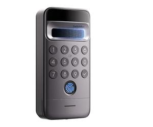 SwitchBot Keypad Vision Pro : verrou intelligent avec reconnaissance faciale 3D, empreinte digitale et mots de passe virtuels pour un accès sécurisé sans clé