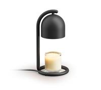 SwitchBot Lampe Chauffe Bougie Intelligente avec Minuterie et Variateur, Candle Warmer Lamp Compatible Matter pour Apple Home & Alexa, Lampe Bougie électrique pour Parfumées Maison, Chambre, Noir