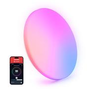 SwitchBot RGBICWW Plafonnier LED 30cm, 2000LM Plafonnier Certifié Matter, 2700K-6500K, Compatible avec Apple Home, Alexa, Google Home, IRC 90+, Luminaire Encastré pour Chambre, Salon, Couloir