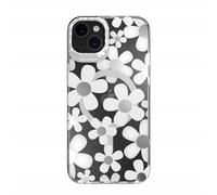 SwitchEasy Artist M - Fleur Double In-Mold Decoration Case MagSafe Case pour iPhone 14 Plus