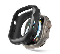 SwitchEasy Coque en Aluminium de qualité aéronautique pour Apple Watch Ultra 2 de 49 mm, Coque en Aluminium avec Pare-Chocs intérieur Absorbant Les Chocs Protection maximale, Odyssey - Noir