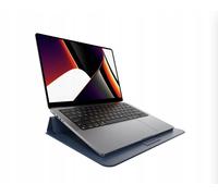 SwitchEasy EasyStand étui en cuir pour MacBook Pro 16" et Air 15" bleu nuit