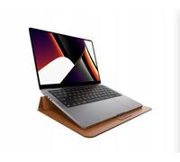 SwitchEasy EasyStand étui en cuir/support pour MacBook Pro 14" Marron