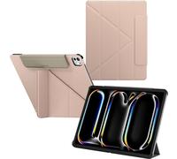 SwitchEasy Étui Origami pour iPad Pro 13" 2024, avec Porte-Crayon, étui de Protection pour iPad Pro 13" M4 (2024) avec Support Multi-Angle, Coque Morandi Case Case Apple Pencil Pro Charging, Sable