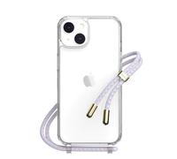 SwitchEasy Play Lanyard Étui antichoc transparent pour iPhone 14 Angel Case