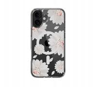 SwitchEasy Style M Shockproof MagSafe Case pre iPhone 16 Plus White Flower